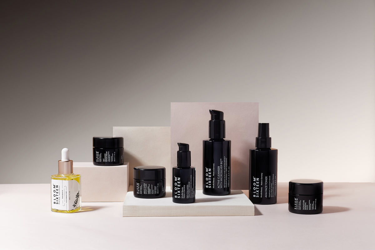 About BloomSixteen: skincare that works; rituals for radiance