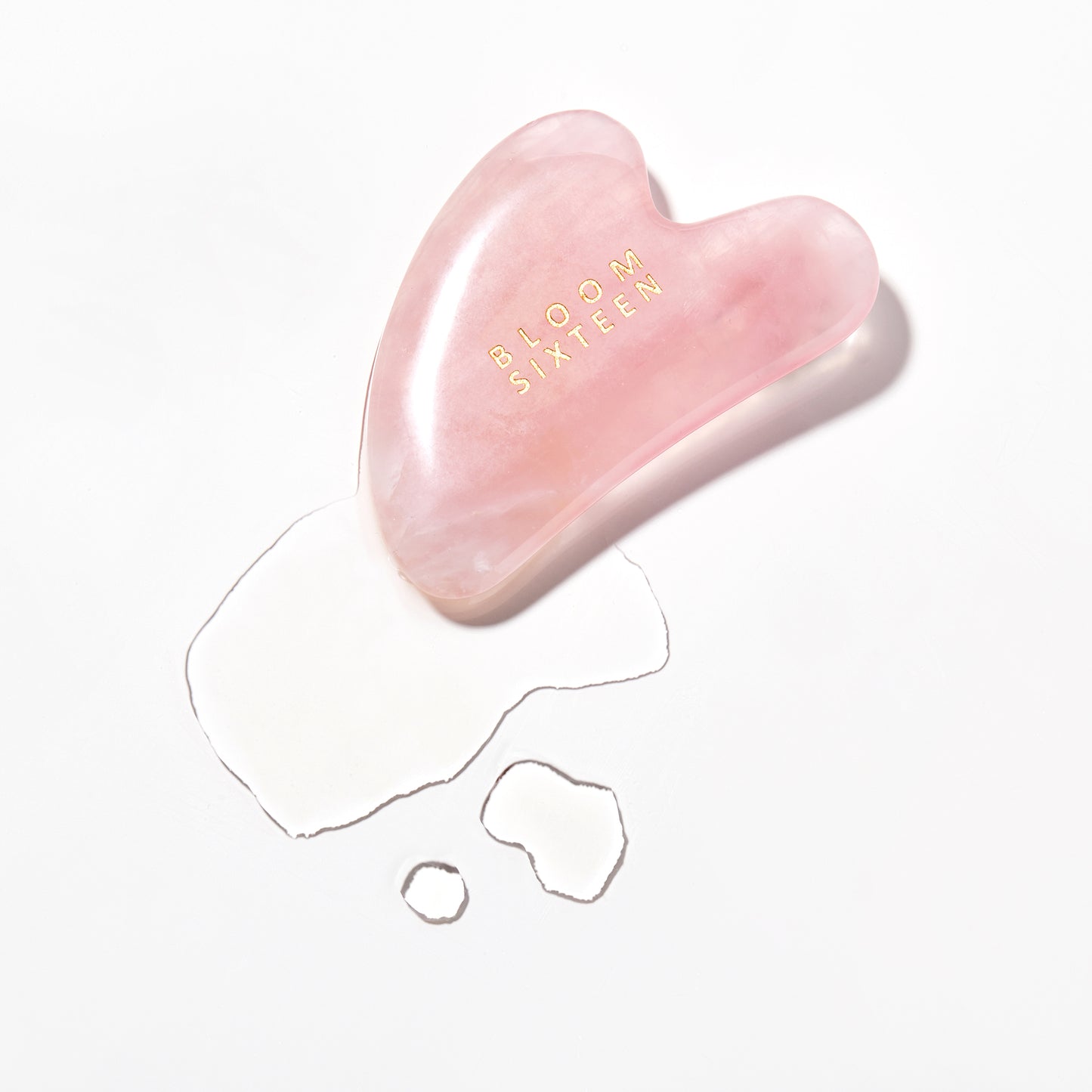 BloomSixteen Gua Sha Facial Lifting Tool Rose Quartz 4