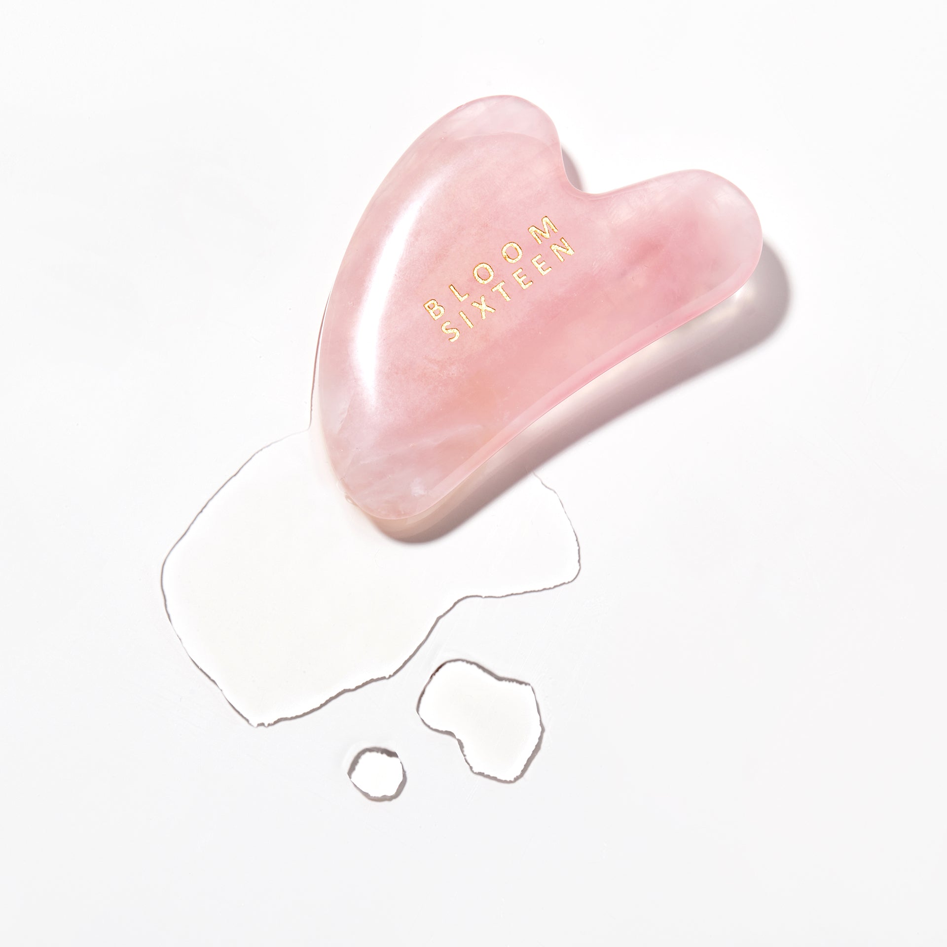 BloomSixteen Gua Sha Facial Lifting Tool Rose Quartz 4